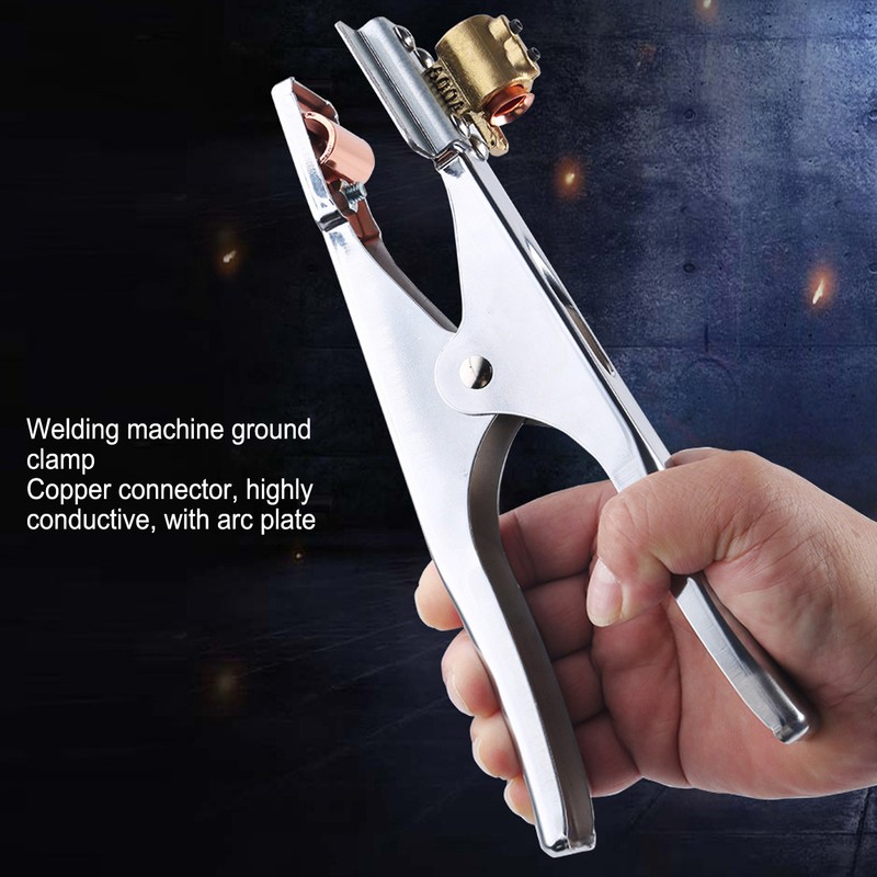 Grounding Work Clamp 300A Welder Welding Earth Clamp Iron Plated