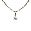 Alpenflüstern AAH179 Costume Pendant Rhinestone Edelweiss Small for Charivari or
