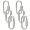 Qjaiune 6Pcs Quick Links 3/16 Inch 304 Stainless Steel D