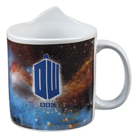 Vandor Doctor Who Tardis 20 Ounce 3D Ceramic Mug, Multicolored