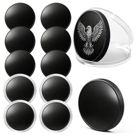 Black Challenge Coin Blank, Laser Engraving Custom Coin Blank, 40x3mm,10Pcs