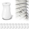 InnoHHustle 10 Pcs White Plastic Cord Tassel Blind Pull Cord