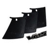 VMS RACING 3pc Three Rear Wing Spoiler STABILIZER Compatible with