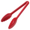 Winco 9" PC Serving Tong, Red, Curve