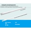 Cefrank Cefrank V-Form LED-Beleuchtungsset - 4er-Set 30 cm Dimmbare, Nahtlose