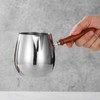 Turkish Coffee Pot 20oz/600ml with Wooden Handle, 18/8 Stainless Steel,