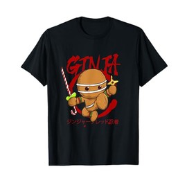 Ginja Gingerbread Cookie Ninja Ninjabread Christmas Costume T-Shirt