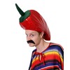 Chilli Pepper Hat - Mexican Chilli Hat Novelty Food Hats