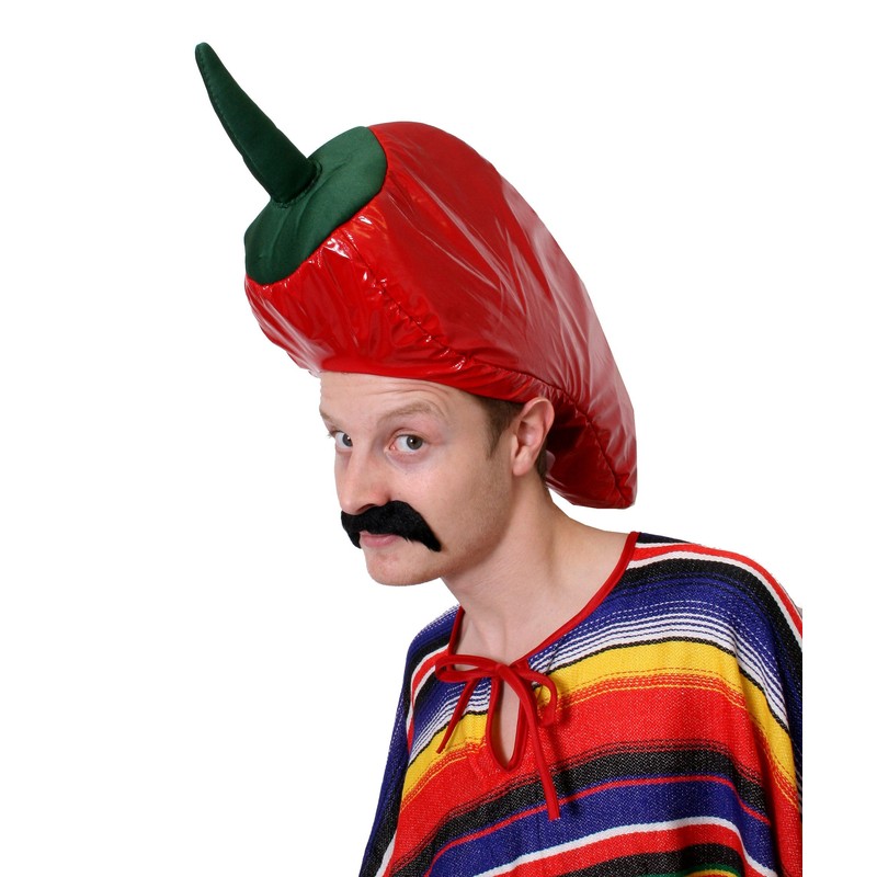 Chilli Pepper Hat - Mexican Chilli Hat Novelty Food Hats