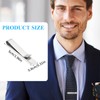 Dokpav 5 Pcs Tie Clip for Man, Classic Tie Clip