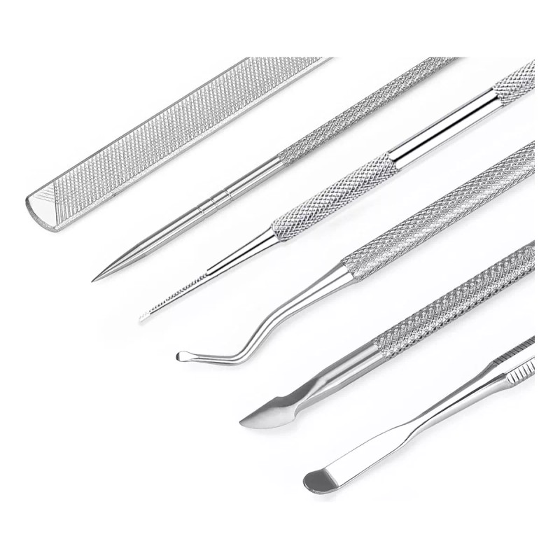 KuanStore Lima Y Levantadores De Uñas Encarnadas, Paquete De 6,