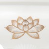 White Gold Lotus Incense Burner