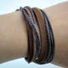 axy Series 1 TWIC1! Wrap Bracelet, Genuine Leather Surfer Bracelet,