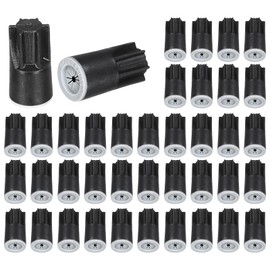 MECCANIXITY 40Pcs Waterproof Wire Connector, Cable Terminal Connectors 22-12AWG Twist Nut Caps for Landscape Light, Water Irrigation, Black