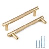 5 Pack Gold Cabinet Pulls Knurled Cabinet Pulls Gold Kitchen