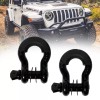 Aaiwa 2PCS 3/4" D-Ring Shackle Towing Bow Buckle 4.75t for