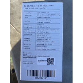 LAZLE Digital Blood Pressure Monitor By Lazle With Voice Function One Click C04