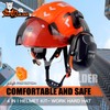 SAFEBUILDER Safety Hard Hats with Visor Hearing Protection 4 in