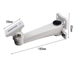 Ulyris Security Camera Housing Bracket [Made of Aluminum Alloy] Mounting Bracket, Surveillance / Security Camera Stand, Bullet Type, Adjustable, Wall Mounting, Fixed, Indoor and Outdoor Wall Bracket