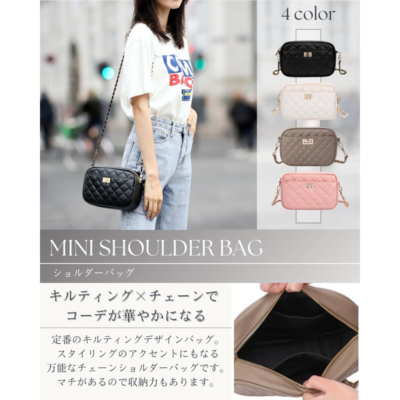 MARIYU Women's Shoulder Bag, Crossbody Shoulder Bag, Mini Bag, Small,