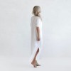 Seaside Tones Maxi Shirt Dress - White
