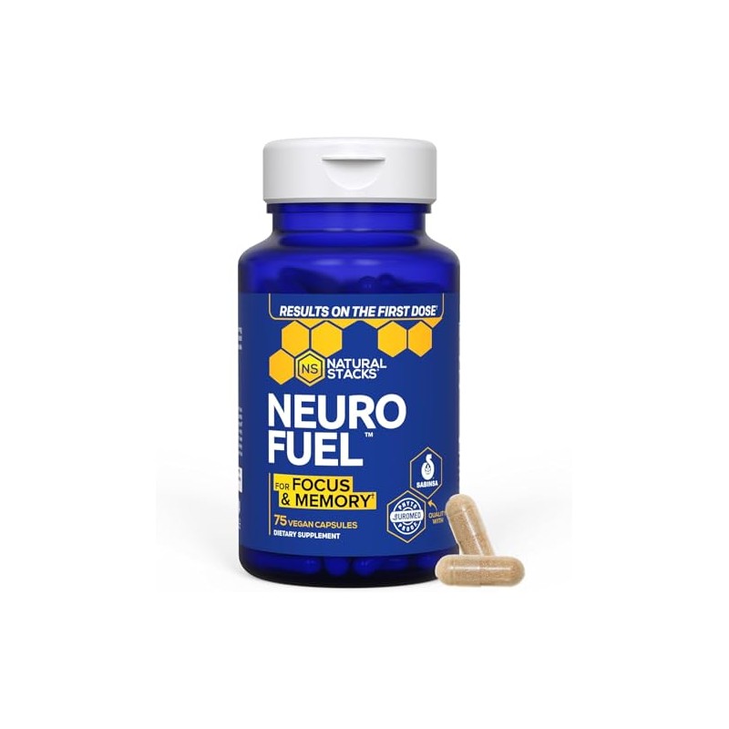 Natural Stacks Neurofuel Suplemento Nootrópico Apoyo Cerebral Extracto Hoja Alcachofa