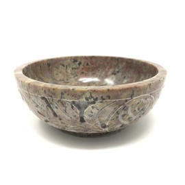 vrinda Soapstone Scrying/Smudge Bowl