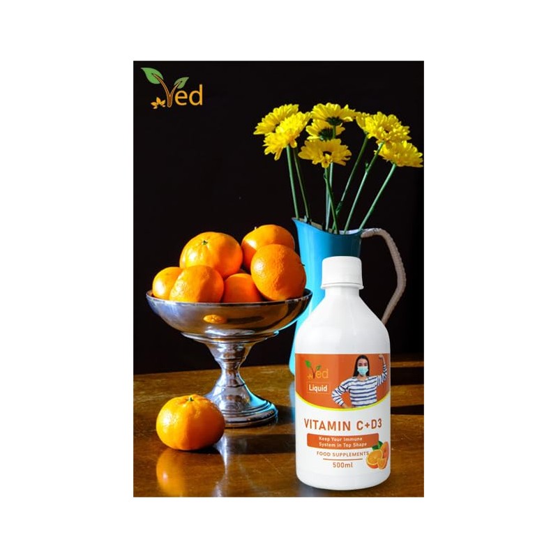 Ved Vitamin C & D3 Liquid Food Supplement for Adults