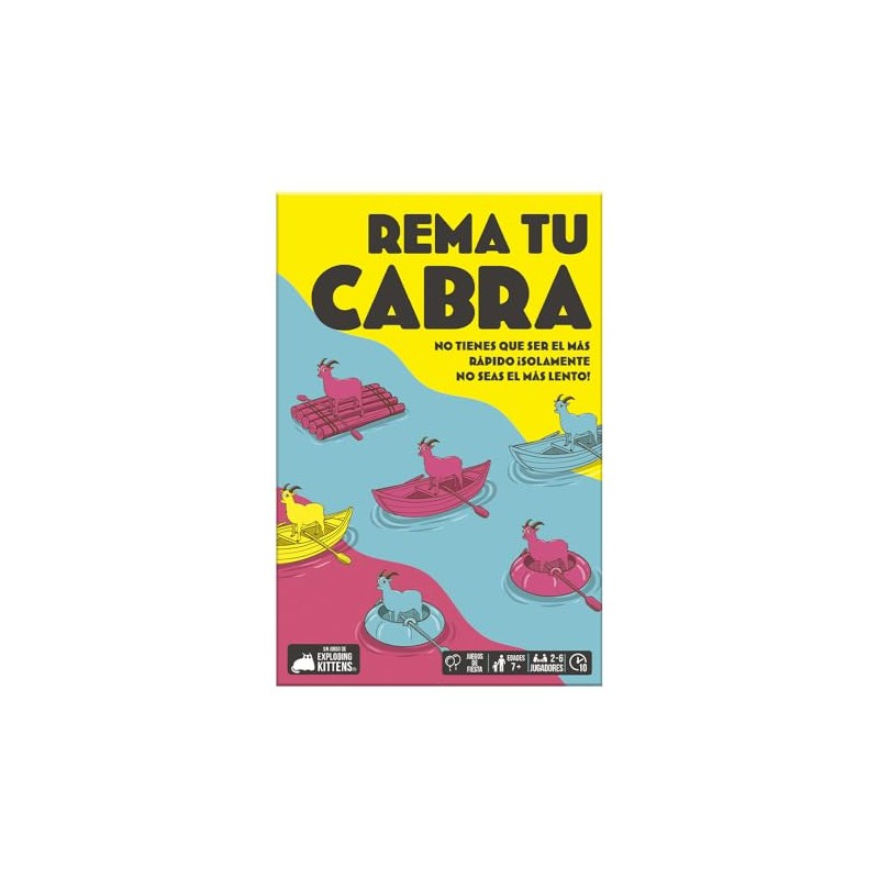Rema tu Cabra, Juego de Cartas, 2-6 Jugadores, Juego Familiar