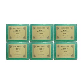 Handmade Kadi Mint Herbal Soap ROCKSIDE Kaddy Mint Herbal Soap Set of 6