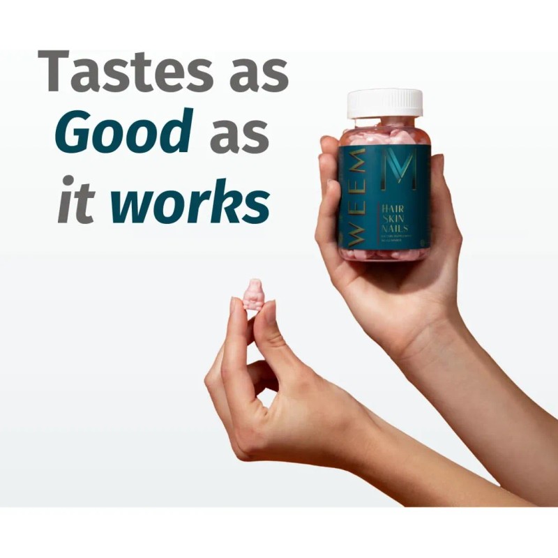 Weem Gomitas Biotina Vitaminas Veganas Cabello 120