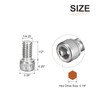 DTGN 1/4-20x1/2" Socket Head Cap Screws Bolts, 25Pcs 304 Stainless