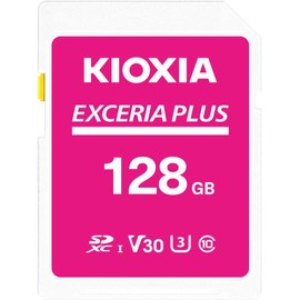 KIOXIA (キオクシア) [Made in Japan] SD Card 128GB EXCERIA PLUS UHS-I U3 V30 Class 10 SDXC Maximum read speed 100 MB/s Maximum write speed 60 MB/s 4K compatible Domestic support genuine product Manufacturer