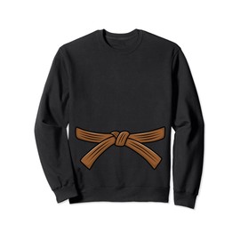 Judo belt brown belt Judo, 1th Kyu Obi, Jiu-Jitsu, Aikido Sweatshirt