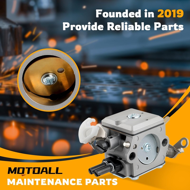 MOTOALL Carburetor Intake Kit Carb HD-12 HD-6 362 365 371