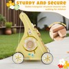 labebe Wooden Baby Walker, Push Walker for Baby Boys and