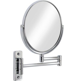 Better Living Products Cosmo - Espejo de Doble Cara de 8 Pulgadas con Aumento de 5 Veces, 10 x 1 x 12.2 Pulgadas, Chapado en Cromo