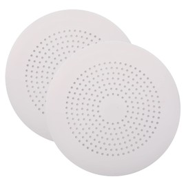 2 Pack Drain Hair Catcher Durable Silicone Hair Stopper Shower Drain Covers Easy to Install and Clean Suit for Bathroom Bathtub and Kitchen （White）