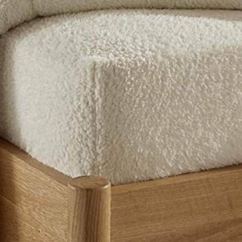 Olivia Rocco Teddy Fleece Extra Deep Fitted Sheet Cosy Warm