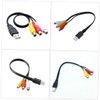 Gadpiparty 1Pair Male to Female Av Cable Set High Speed
