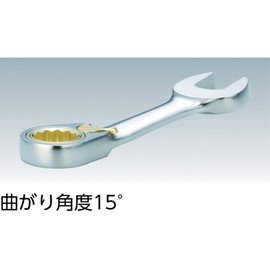 TRUSCO Ratchet Combination Wrench (Short Type)