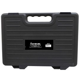 4LIFETIMELINES Professional Brake Line Flare Kit for Single, Double (SAE) Flares & Bubble (ISO) Flares - 2 Flaring Bars, 12 Flaring Dies, Tubing Cutter, Tubing Reamer, & Storage Case