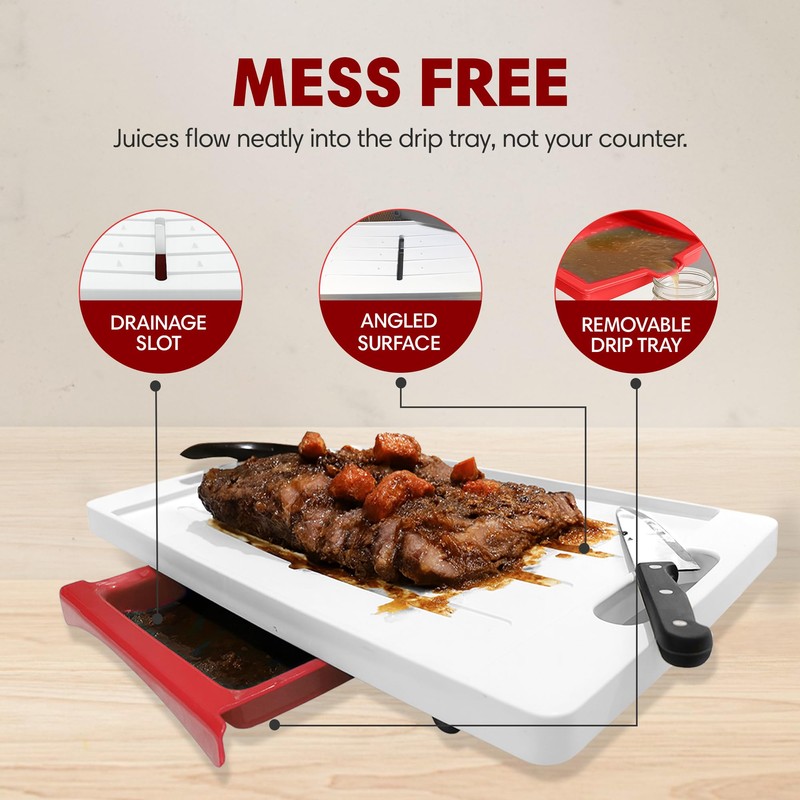 XL Deluxe Meal Prep System Cutting Board - Large Carving