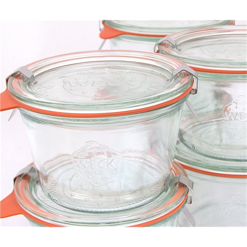 Weck 741 - 0.25 Liter Mold Jars with Lids -