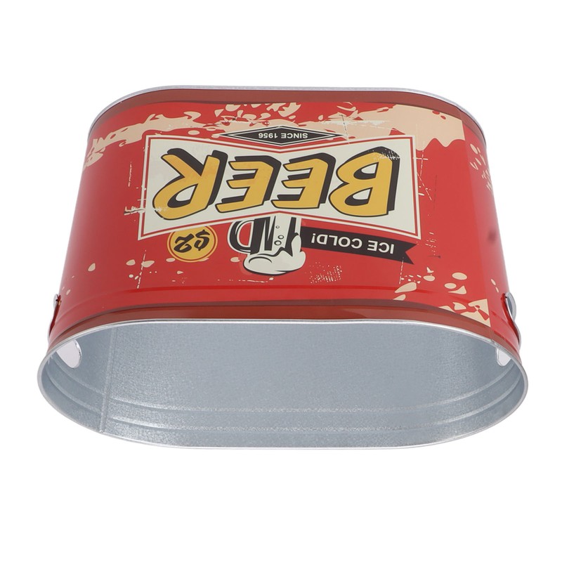 Printed Beverage Ice Bucket Universal Rust Protection Large Calibre Ice