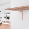 Gedotec Wooden Console Made of Beech, 1 Piece Shelf Bracket