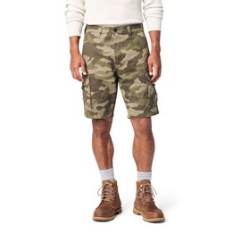 Levi Strauss Signature Gold Men's Ultimate Cargo Shorts (Available in Big & Tall), (New) Olive Earth Camo