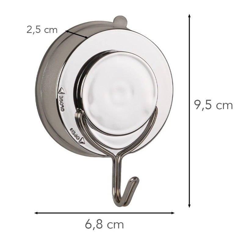 Ideen mit Herz Vacuum Suction Cup Hooks, Wall Hooks without