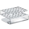 Tuuters 24-Hole Test Tube Holder Acrylic Clear (Diameter 20.5 mm)