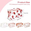 MOAMUN Pack of 5 Transparent Cosmetic Bags, Waterproof PVC Toiletry